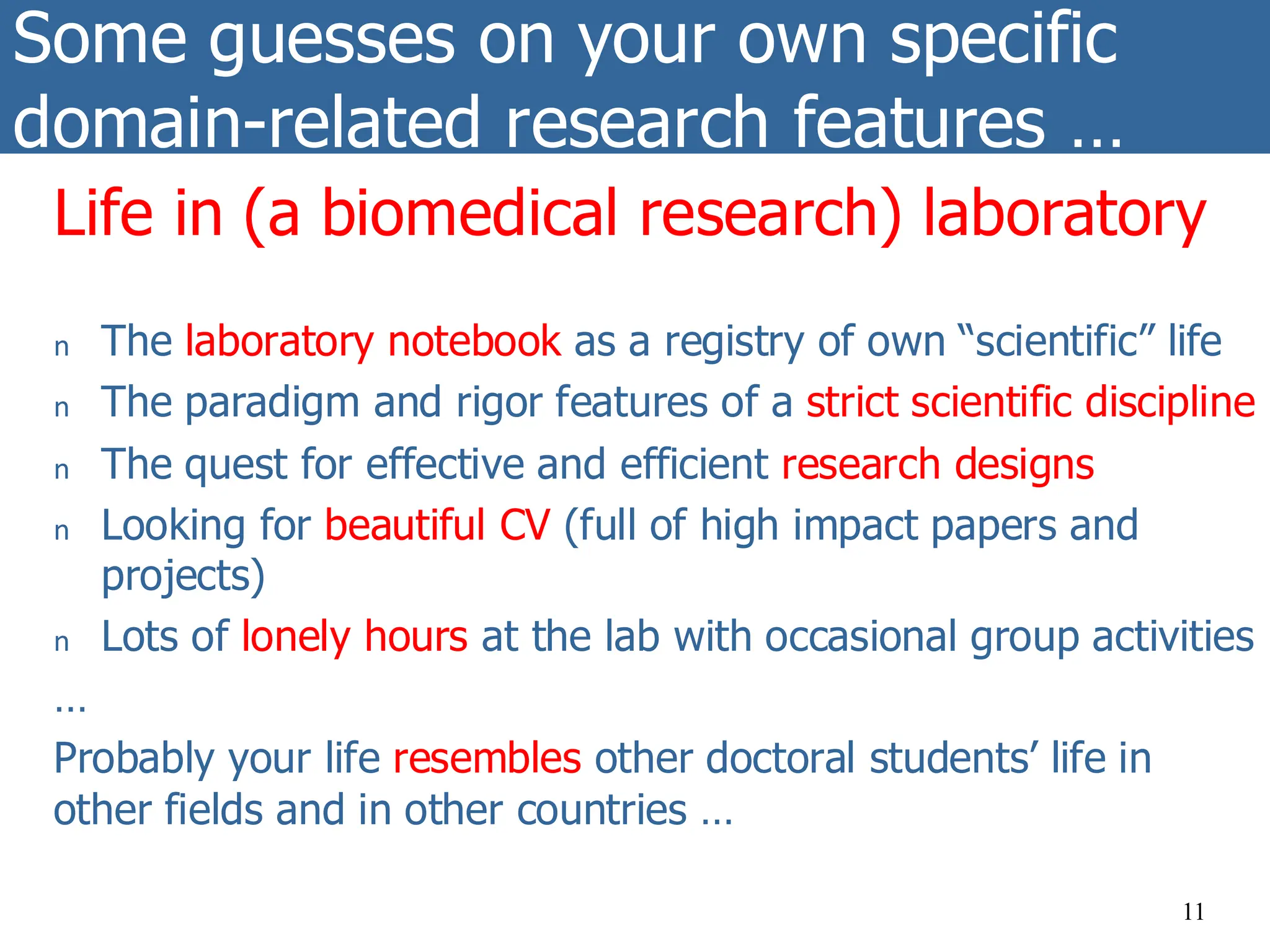Rigor, ethics, wellbeing and resilience in the biomedical doctoral ...