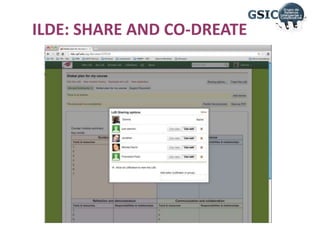 ILDE: SHARE AND CO-DREATE
 