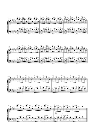 37
             3 3 3 3 3 3 3 3
    3   3   3   3                 


          3    3     3    3     3    3
          
        3     3      3     3      3     3




      3 3 3 3 3 3 3 3 3 3 3 3
                          
40



          3    3    3    3     3    3
     3  3   3  3  
        3     3




    3   3   3   3   3   3   3   3 
                                            
43



                3 
                                   3 
                                                          3 
                                                                          3 
                                                                              
                                                            
             3                   3                      3               3




                                        
                                        3   3   3  
                                                               
45           3         3             3         3


                                                       rit.
            3   3   3   3   3   3  
                                        
  
             3
 