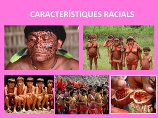 CARACTERÍSTIQUES RACIALS
 