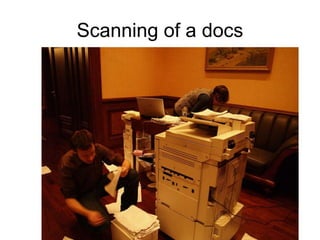 Scanning of a docs