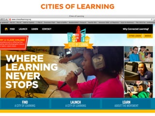 CITIES OF LEARNING
 