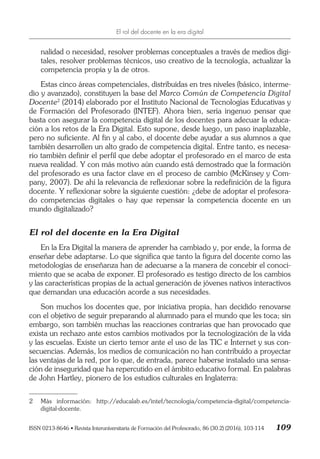 El rol del docente en la era digital | PDF
