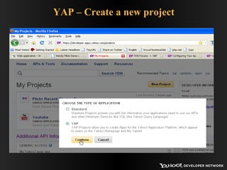 YAP – Create a new project 
