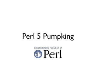 Perl 5 Pumpking
 