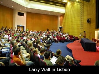 Larry Wall in Lisbon
 