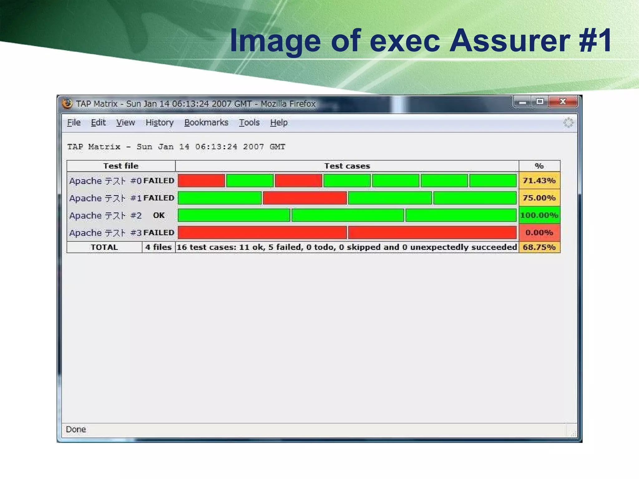 Image of exec Assurer #1 