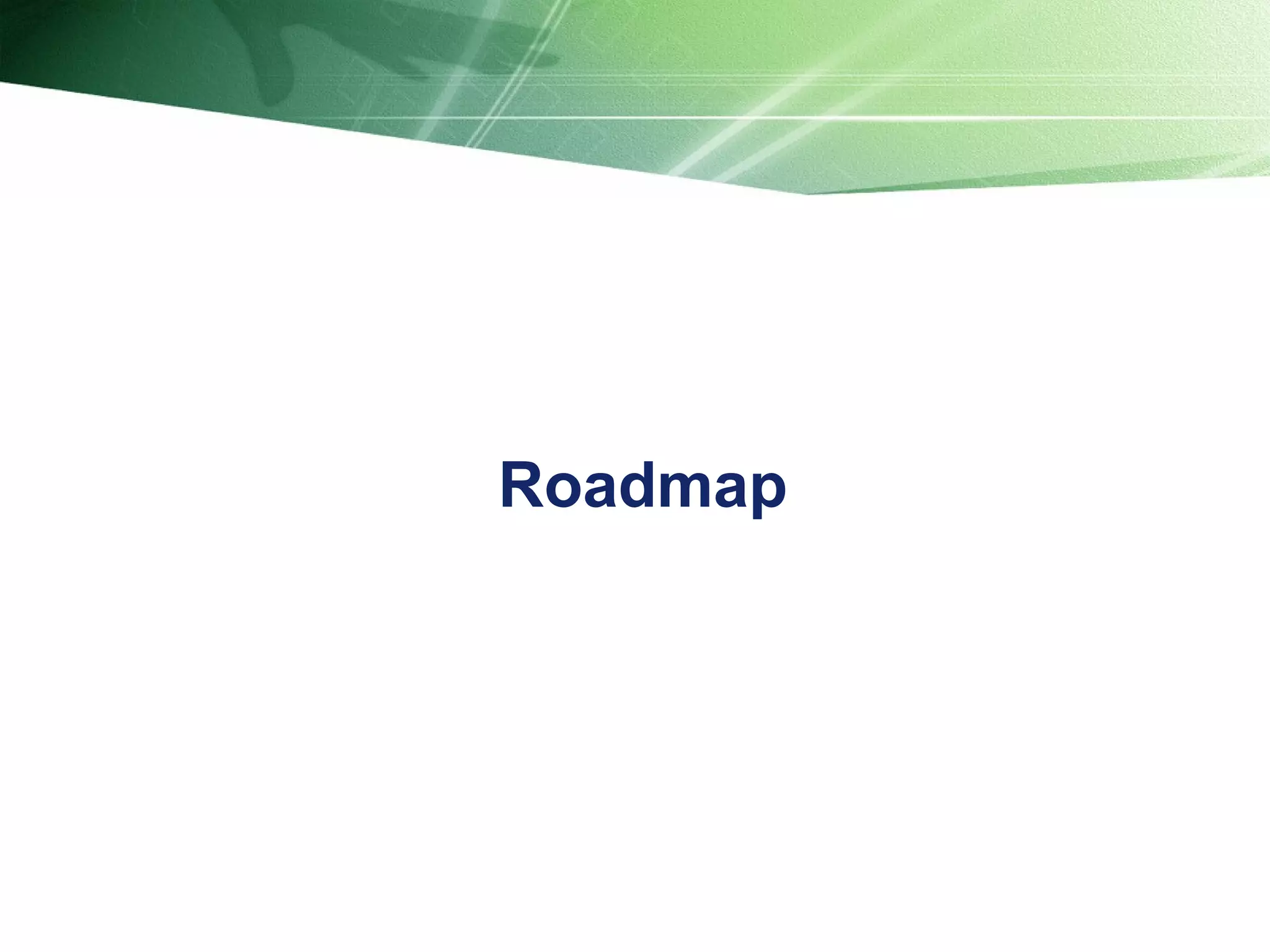 Roadmap 