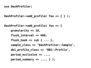 YAPC::Europe 2008 - Mike Astle - Profiling