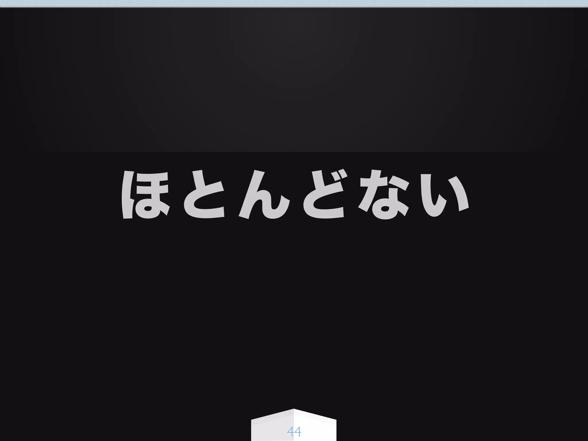 ほとんどない
44
 