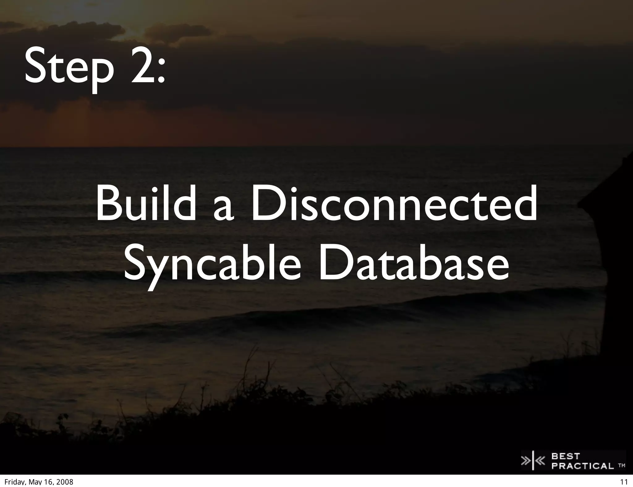 Prophet - A peer to peer replicated disconnected database