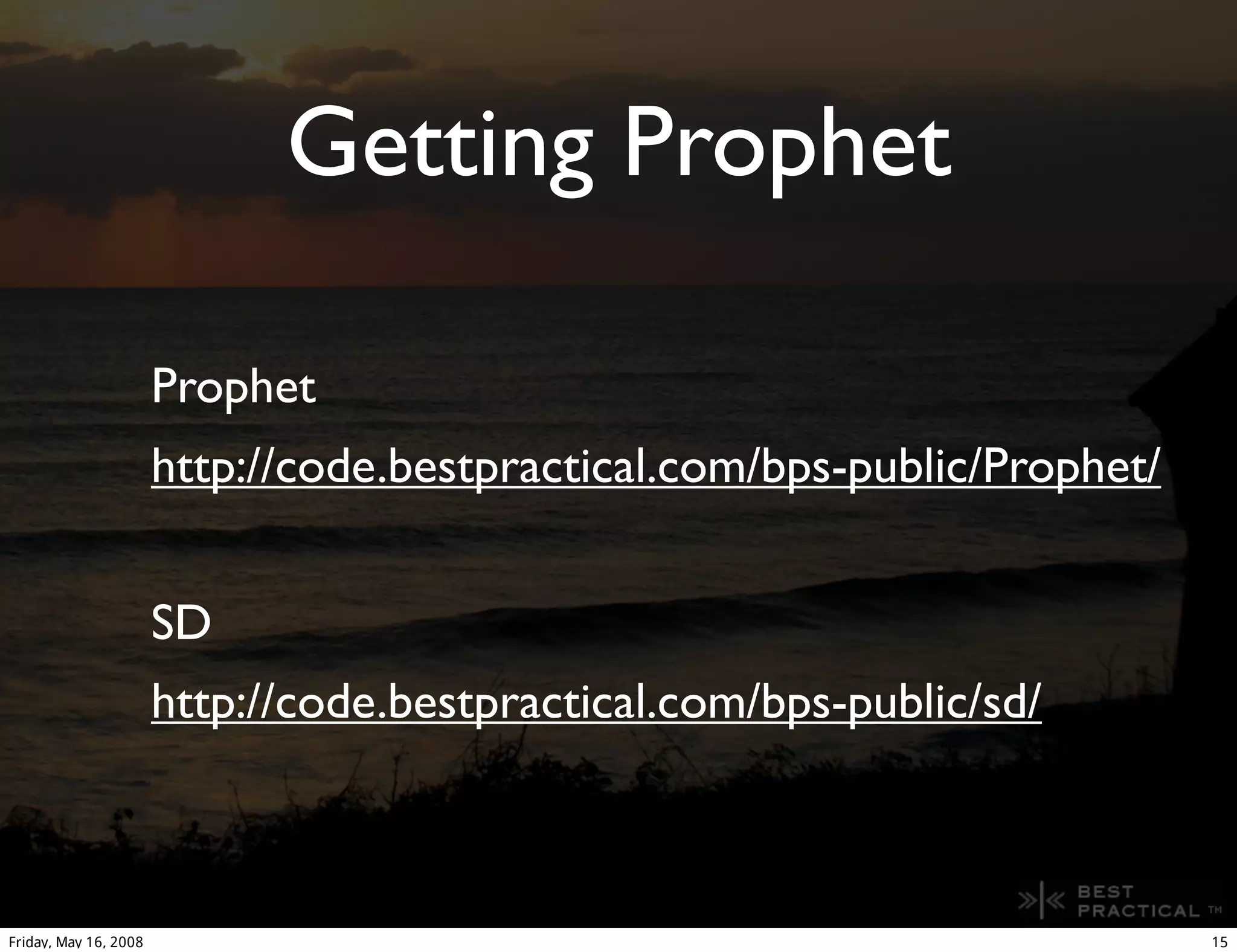 Prophet - A peer to peer replicated disconnected database