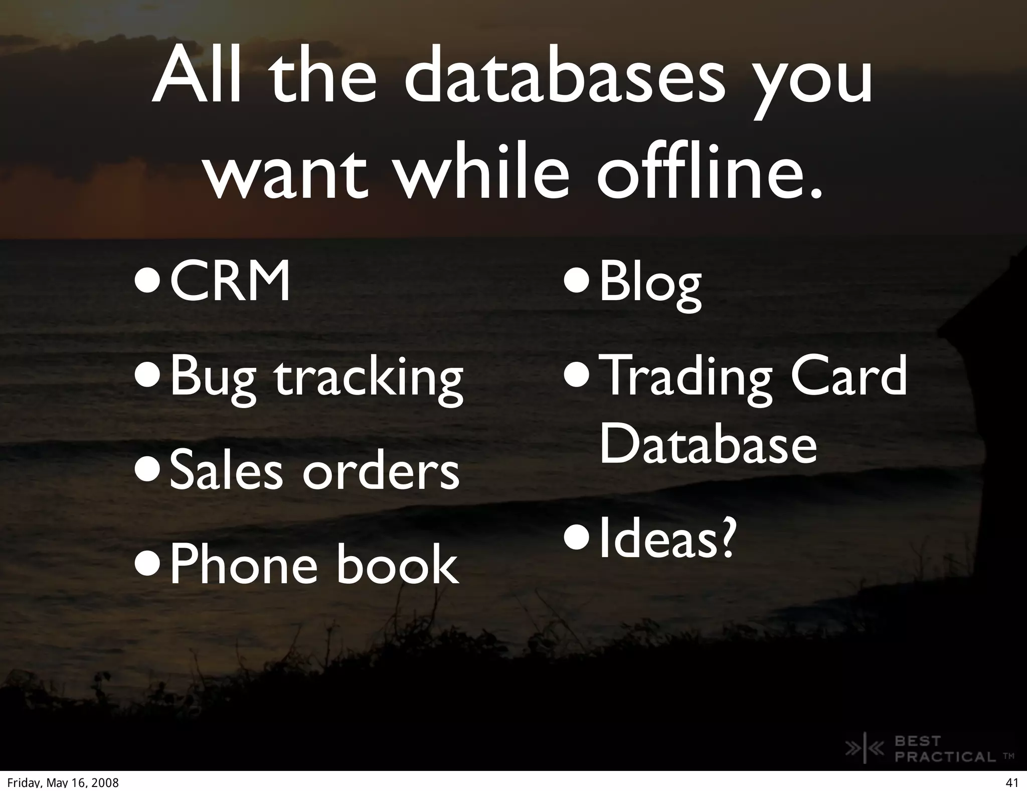 Prophet - A peer to peer replicated disconnected database