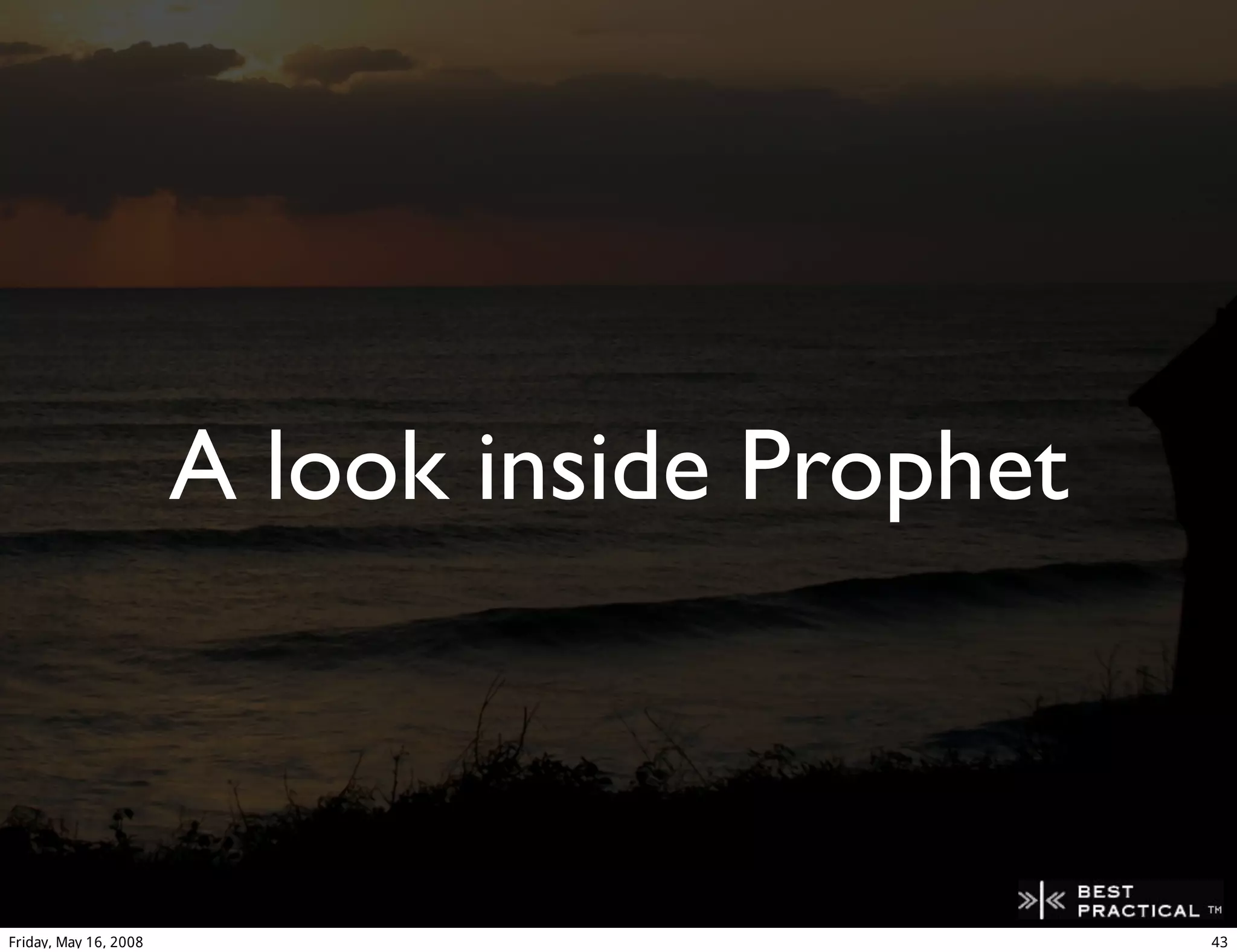 Prophet - A peer to peer replicated disconnected database