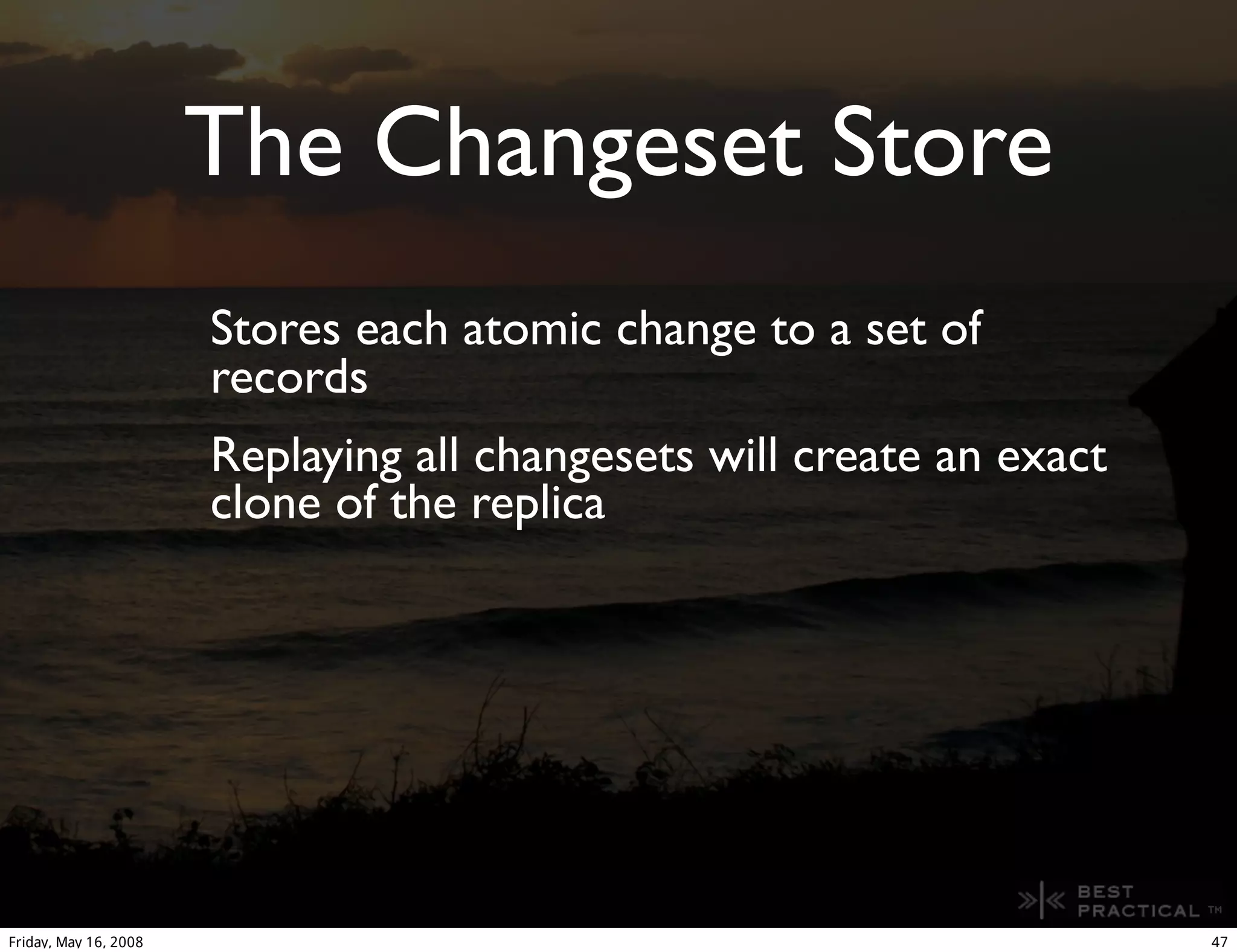 Prophet - A peer to peer replicated disconnected database