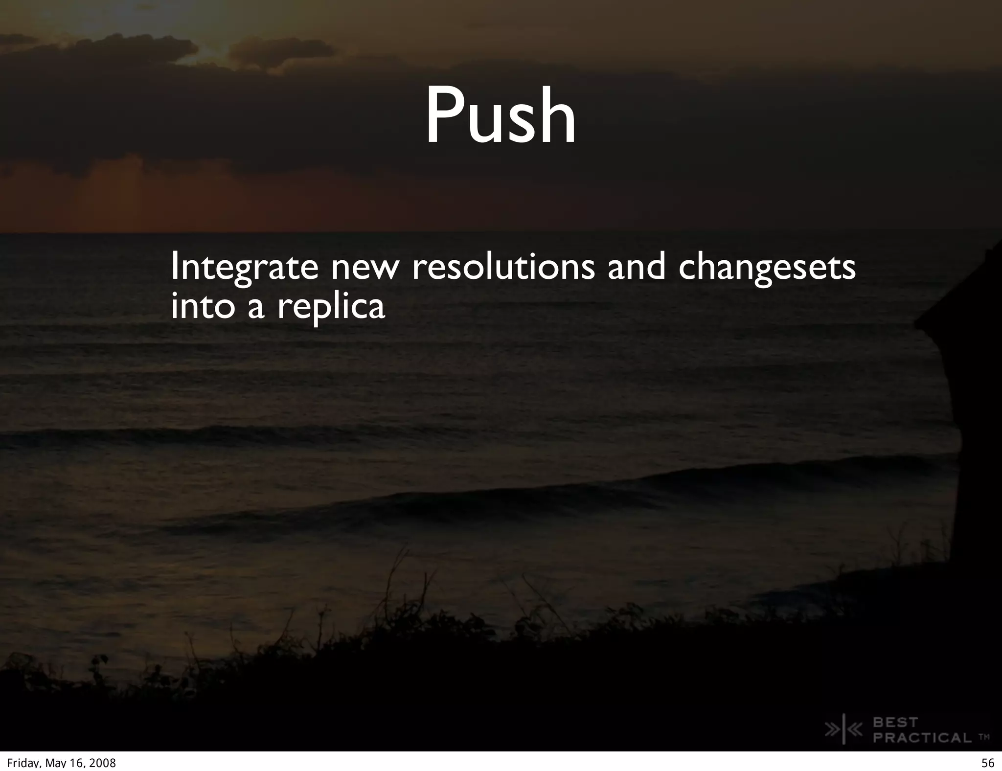 Prophet - A peer to peer replicated disconnected database