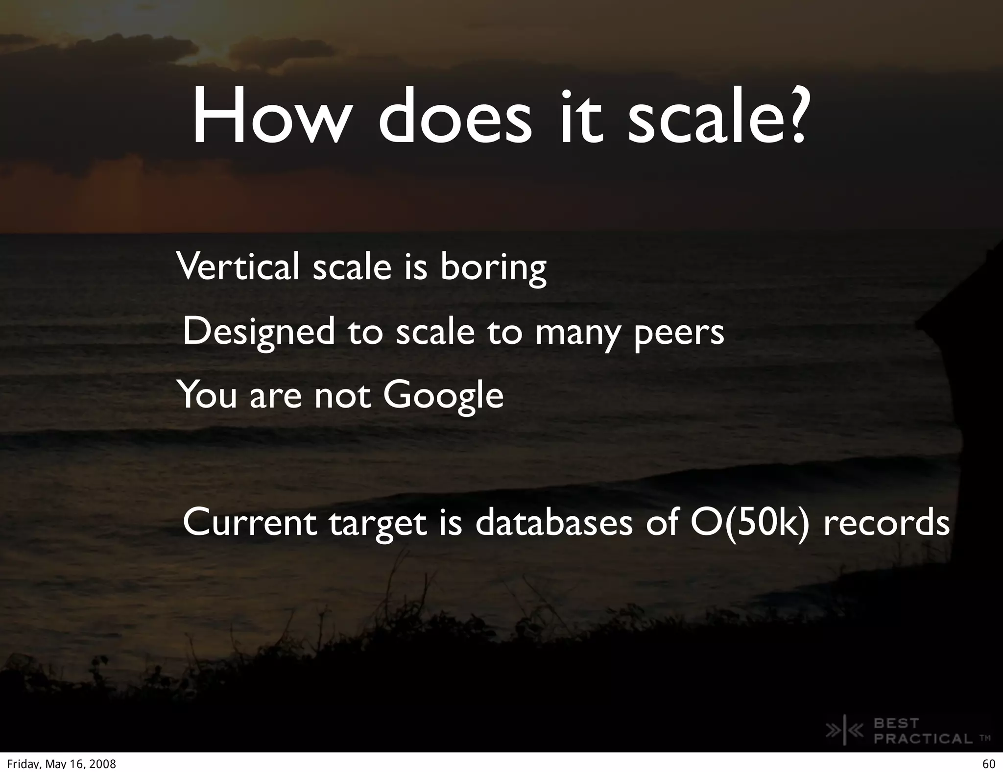 Prophet - A peer to peer replicated disconnected database