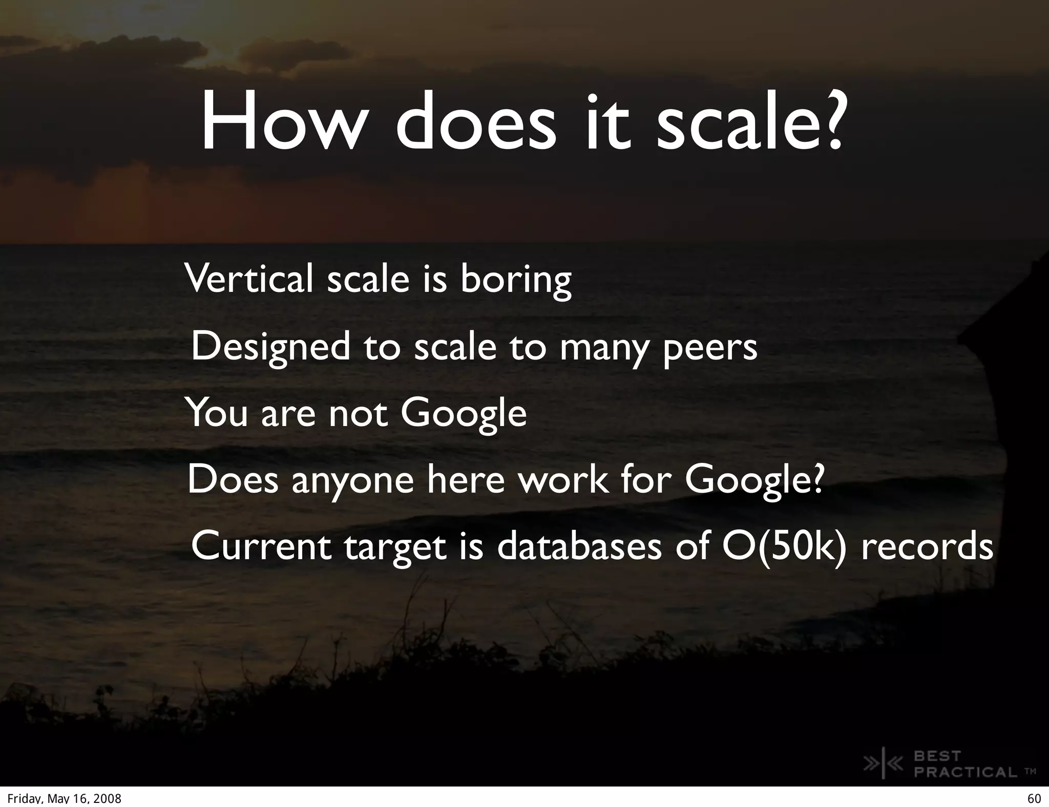 Prophet - A peer to peer replicated disconnected database