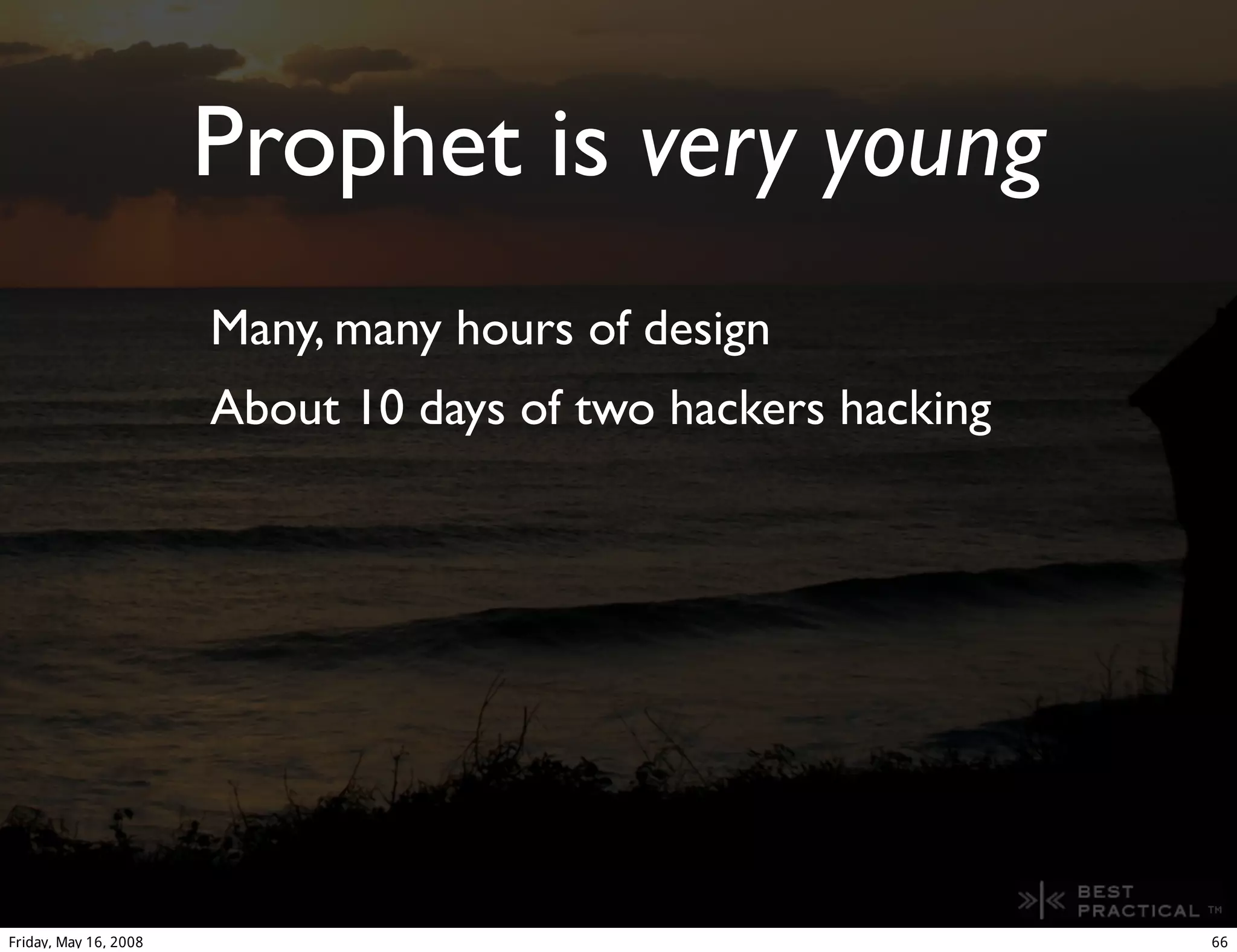 Prophet - A peer to peer replicated disconnected database