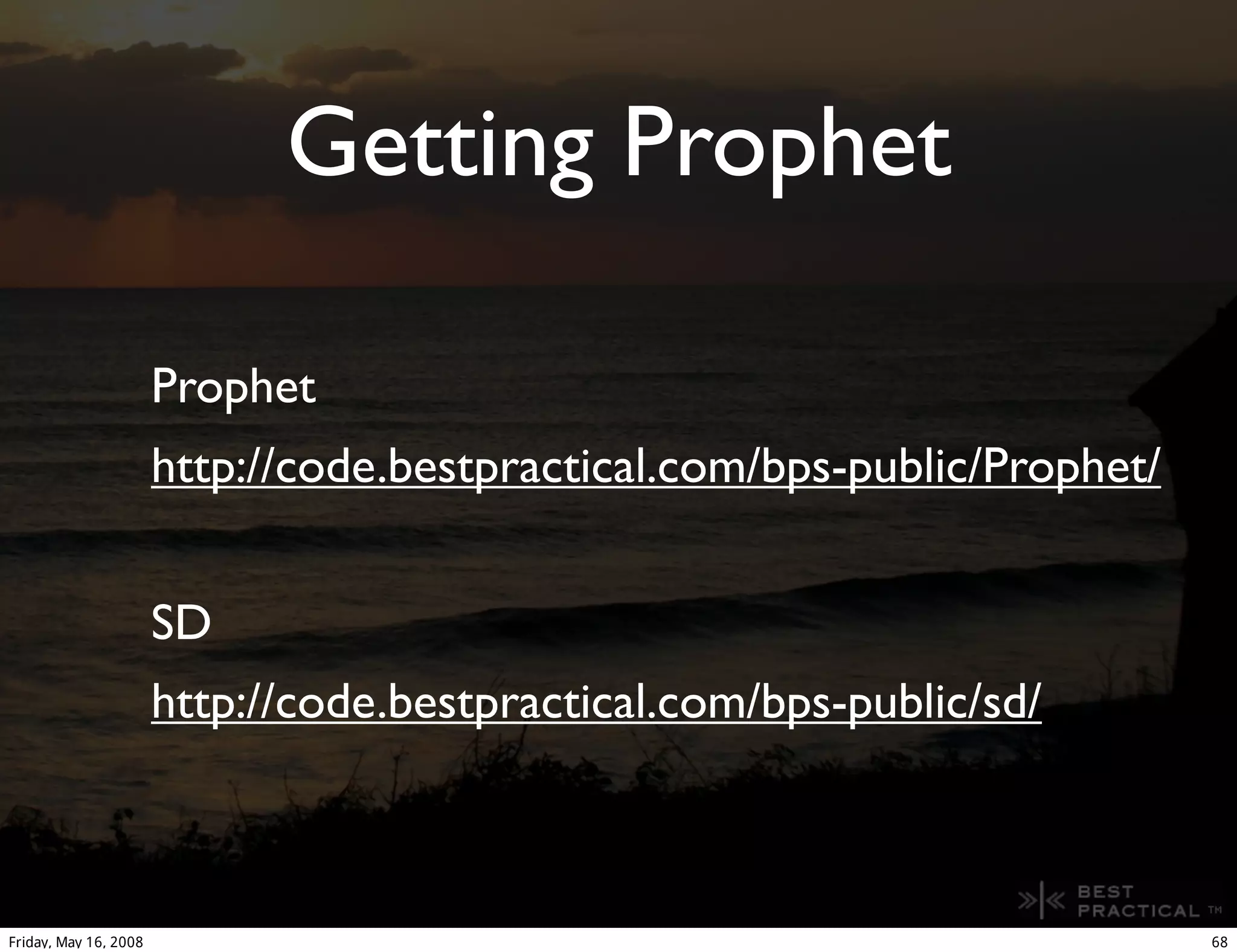 Prophet - A peer to peer replicated disconnected database