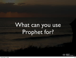 Prophet - A peer to peer replicated disconnected database