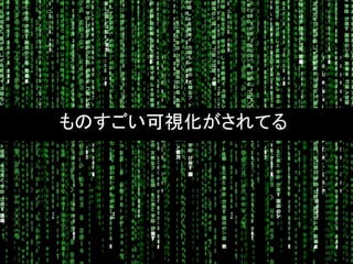 ものすごい可視化がされてる
 