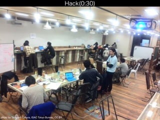 photo by Tsubasa Yumura, ISAC Tokyo Bureau, CC BY.
Hack(0:30)
 