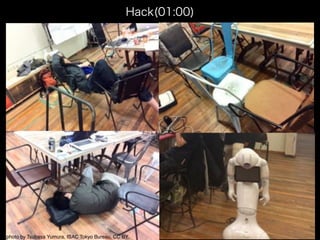 Hack(01:00)
photo by Tsubasa Yumura, ISAC Tokyo Bureau, CC BY.
 