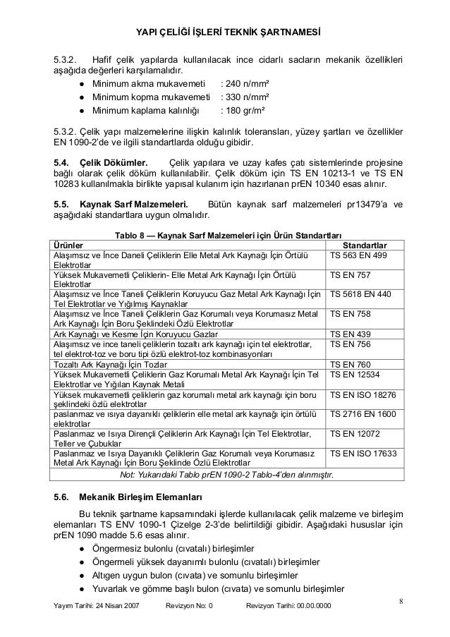 2 E Testler Icin Teknik Sartname Kalemler Pdf Ucretsiz Indirin
