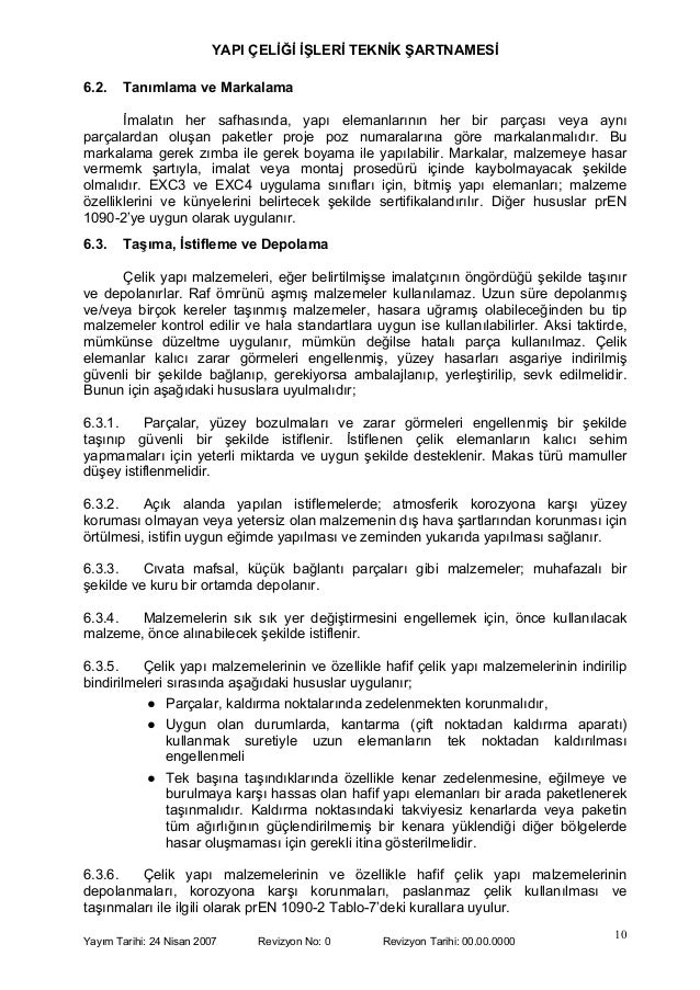 2 Cephe Teknik Sartnamesi
