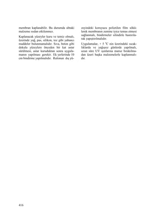 Yapılarda Isı-Su Yalıtımları