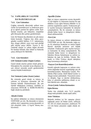 Yapılarda Isı-Su Yalıtımları