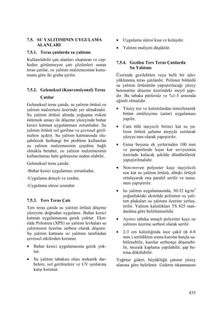 Yapılarda Isı-Su Yalıtımları