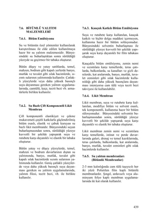 Yapılarda Isı-Su Yalıtımları