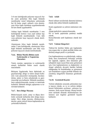 Yapılarda Isı-Su Yalıtımları