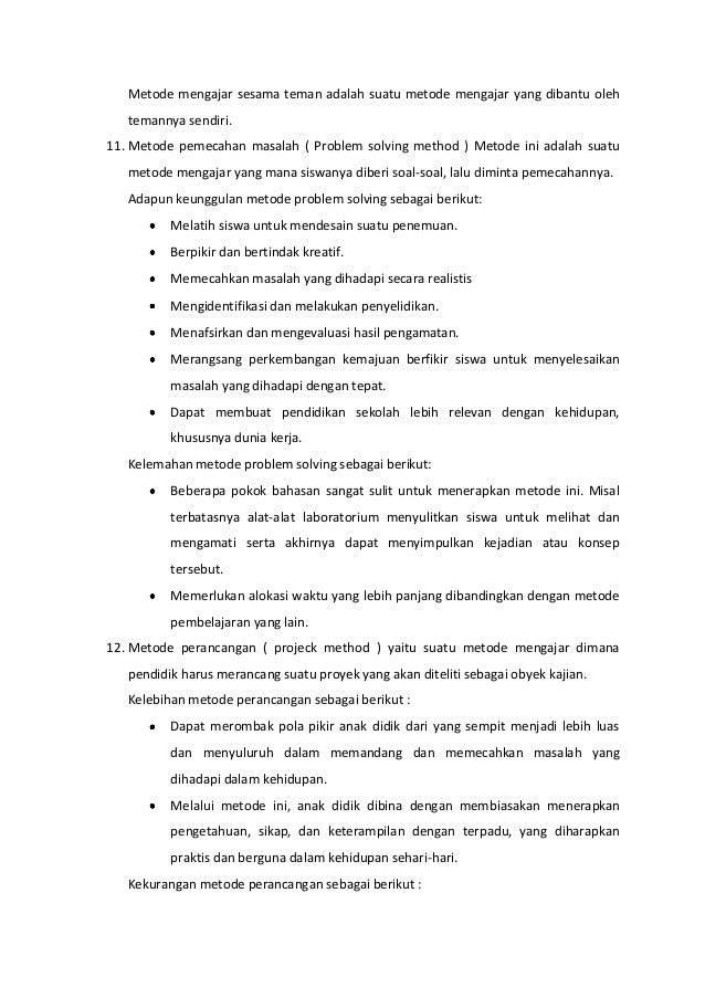 Kelebihan Dan Kekurangan Metode Mengajar Tanya Jawab