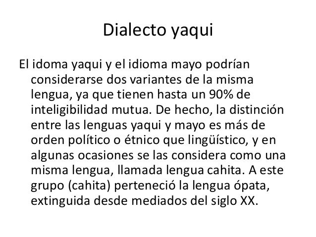 Yaquis