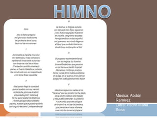 Música: Abdón
Ramírez
Letra: Pedro Maria
Sosa
 