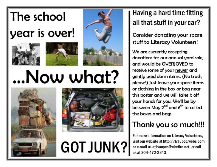 yard sale flyers