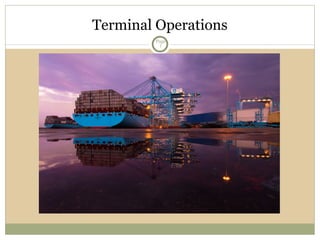 Terminal Operations Page  
