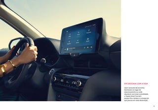 EM SINTONIA COM A VIDA
Quer necessite de encontrar
facilmente um lugar de
estacionamento ou onde
abastecer com total comodidade,
o Toyota Smart Connect
poupa-lhe o tempo e a energia de
que precisa em cada deslocação.
11
 