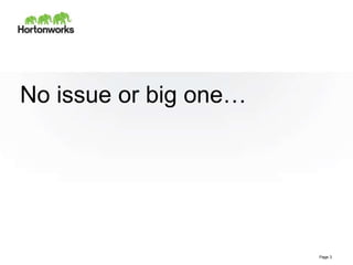 No issue or big one…
Page 3
 