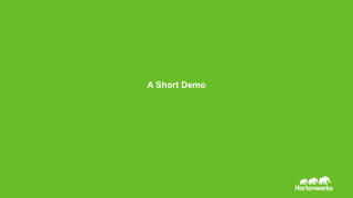 Page © Hortonworks Inc. 2014
A Short Demo
 