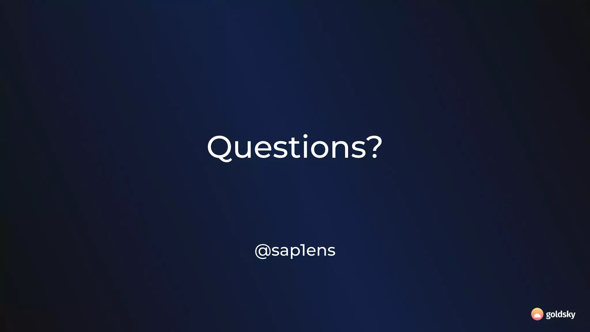 Questions?
@sap1ens
 