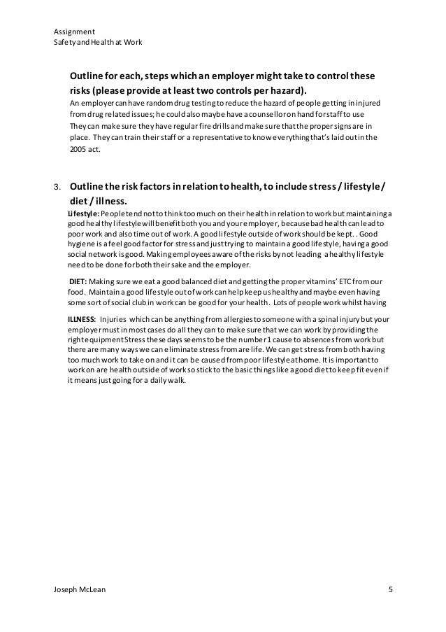 Lab safety assignment image