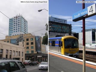 500m to Como Centre along Chapel Street

300m to South Yarra Station

 