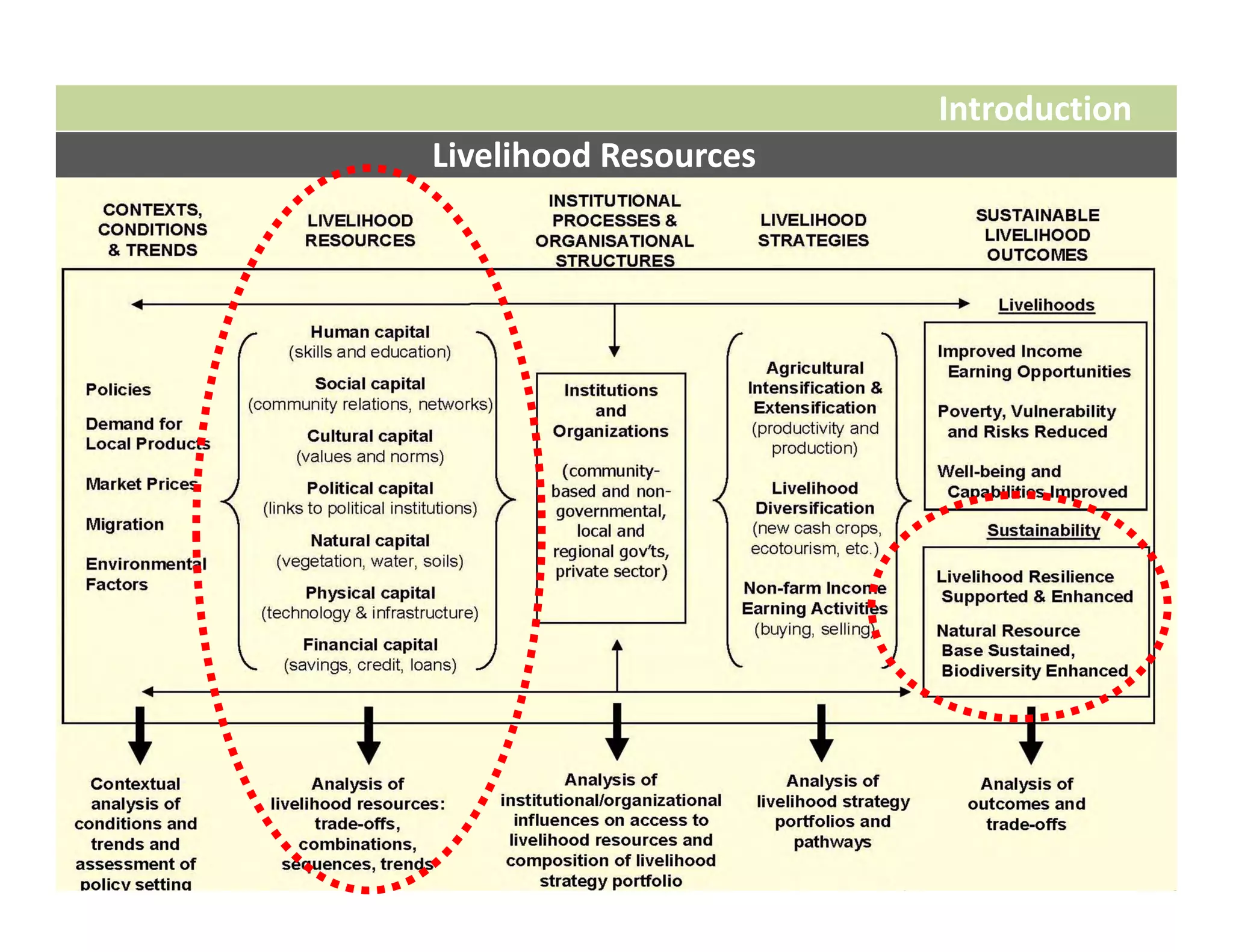 Introduction
Livelihood Resources
 