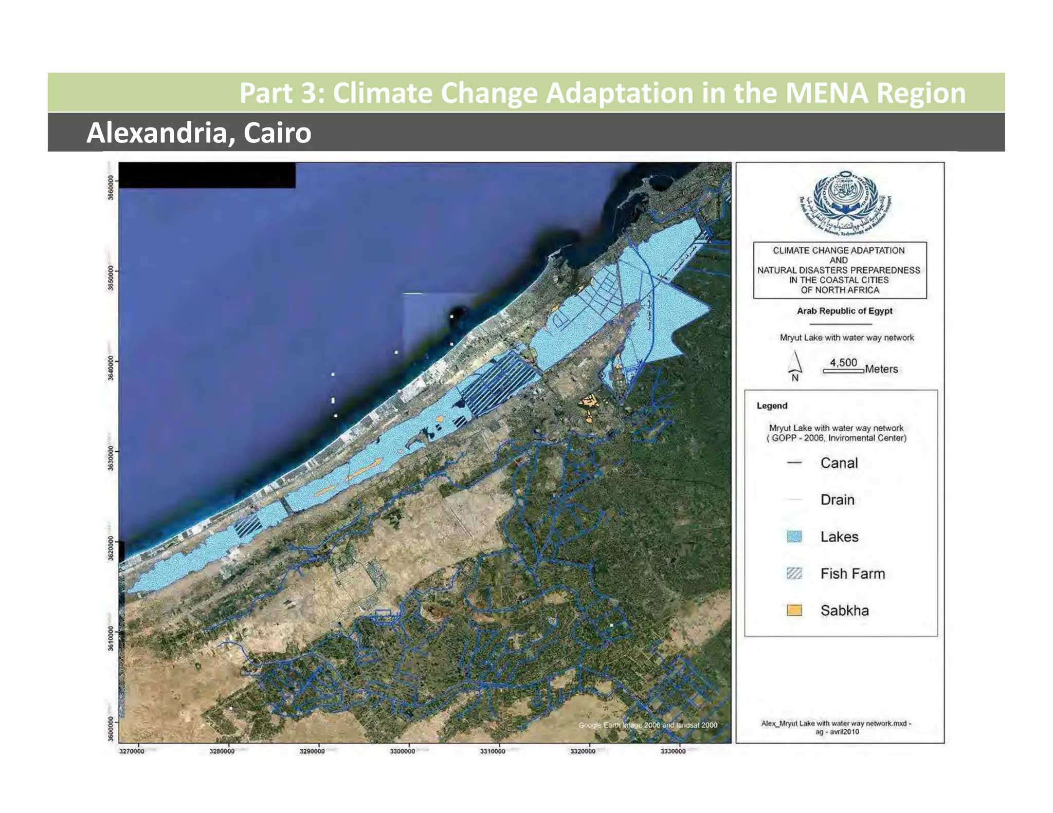 Part 3: Climate Change Adaptation in the MENA Region
Alexandria, Cairo
 