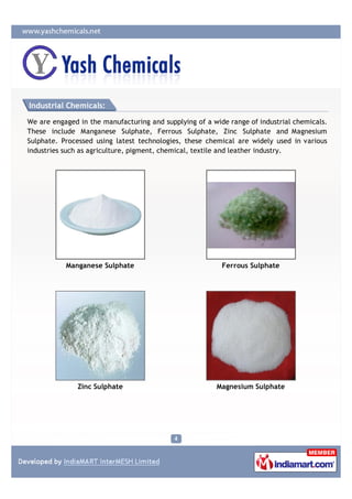 Yash Chemicals, Pune, Copper Sulphate Crystals