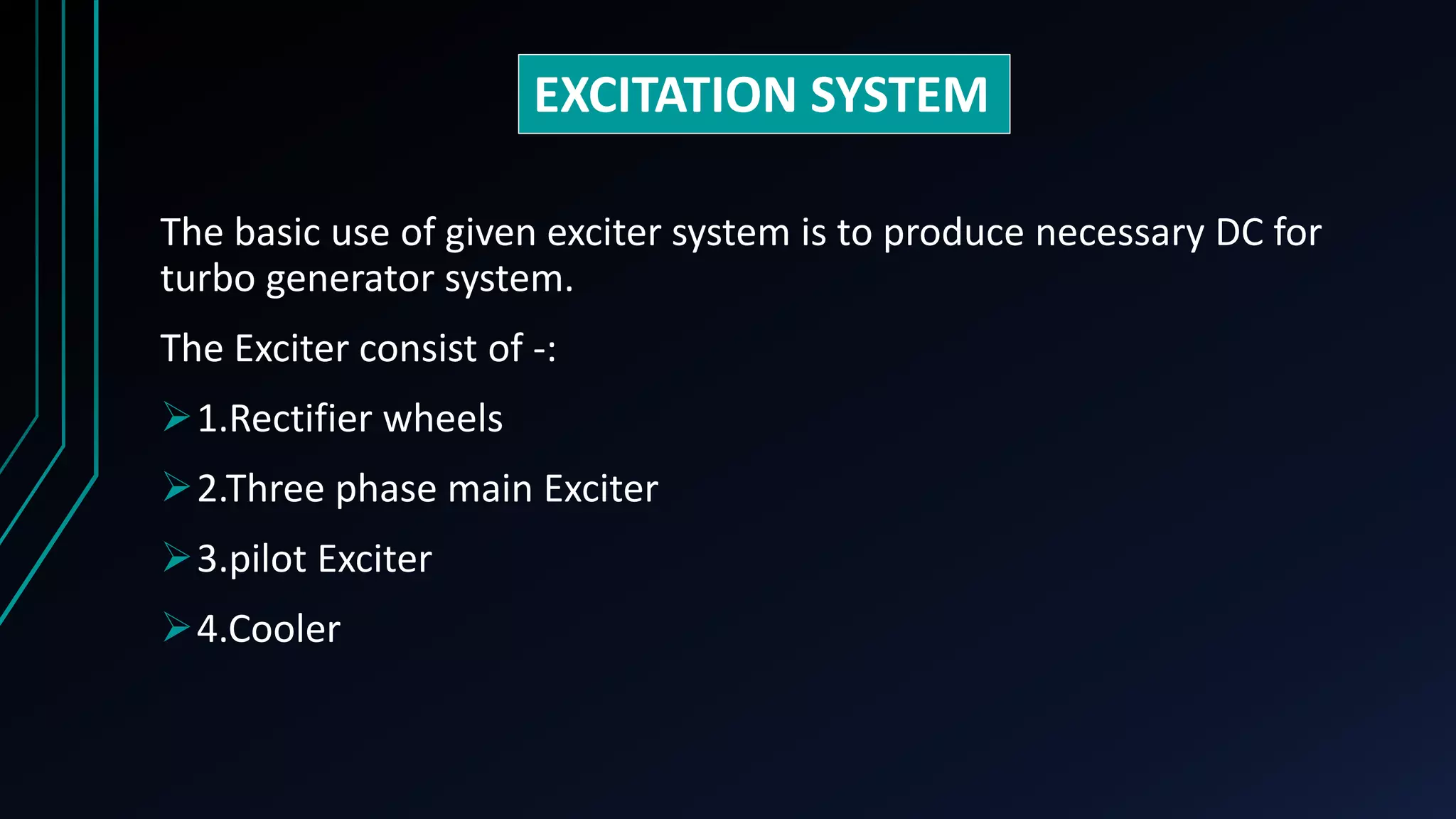 BHEL HARIDWAR,CONSTRUCTION OF TURBO GENERATOR AND EXCITATION SYSTEM | PPTX